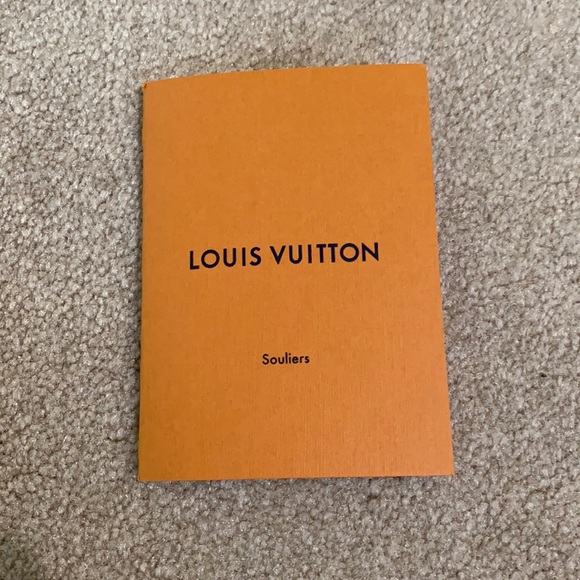 Louis Vuitton Shoes - Louis Vuitton shoe care booklet